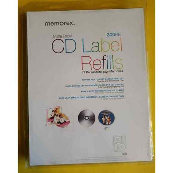 DVD Labeling Kit And CD Label Refills Lot - Picture 4 of 5